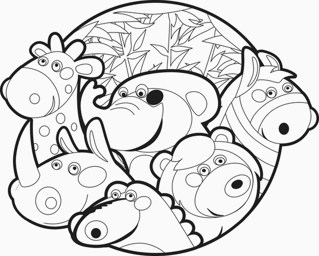 1048x840 Best Of Zoo Animal Coloring Pages For Kids Collection Printable