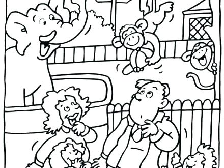 440x330 Zoo Coloring Page Best Zoo Coloring Page Online Pages Animals