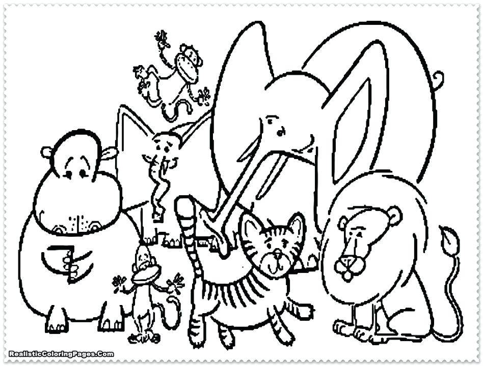 948x720 Zoo Coloring Pages
