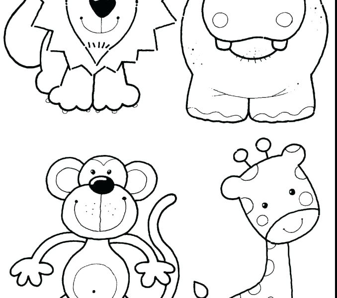 Zoo Coloring Pages For Preschoolers at GetDrawings.com | Free for