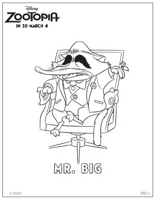 520x668 Zootopia Coloring Pages Simply Sherryl