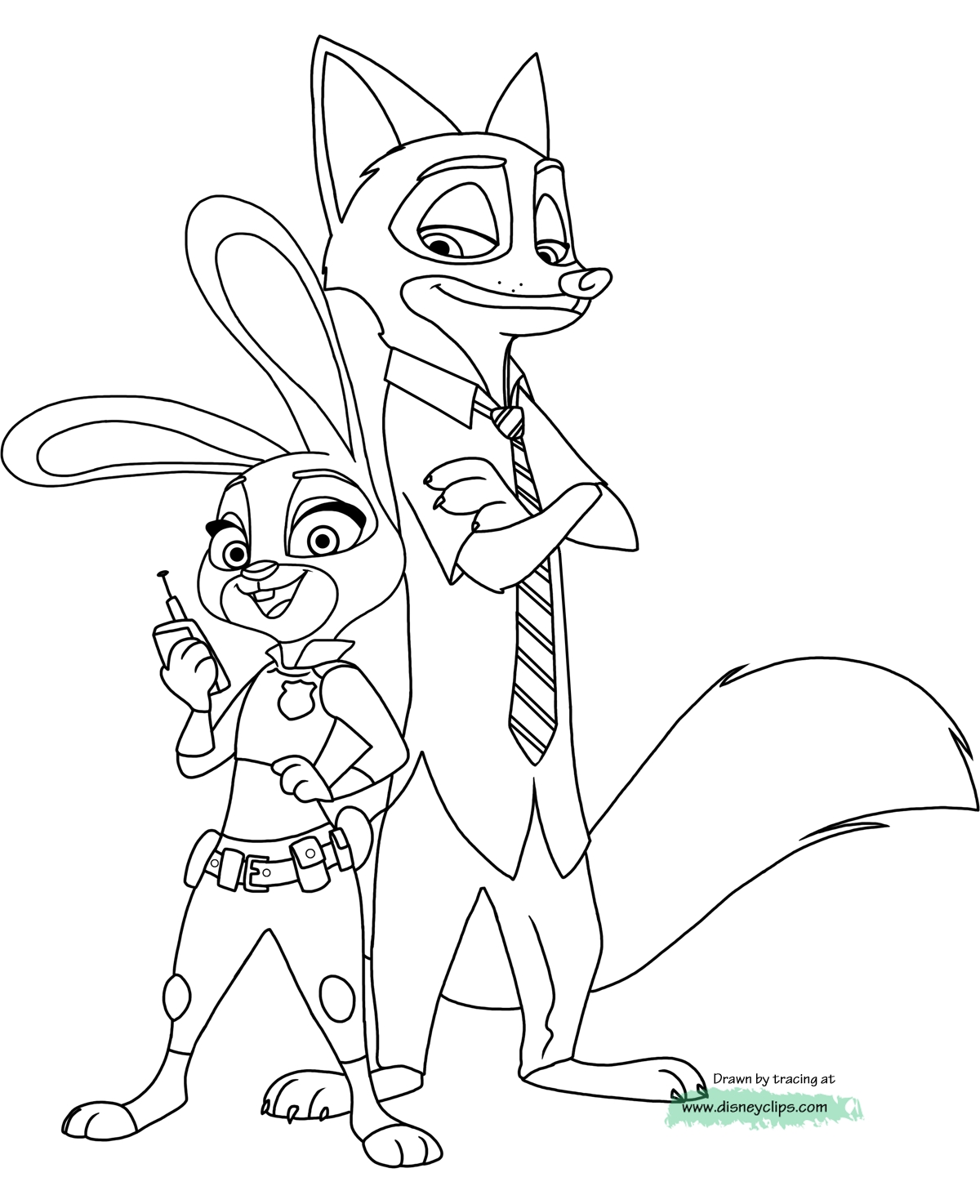 1200x1474 Zootopia Coloring Pages Printable Free Coloring Pages