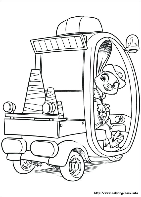567x794 Zootopia Colouring Pages To Print Pictures To Print And Color Last