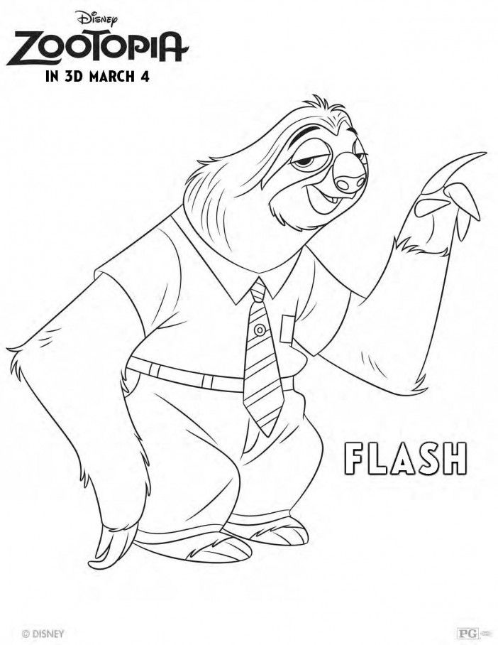 702x908 Zootopia Coloring Pages Zootopia