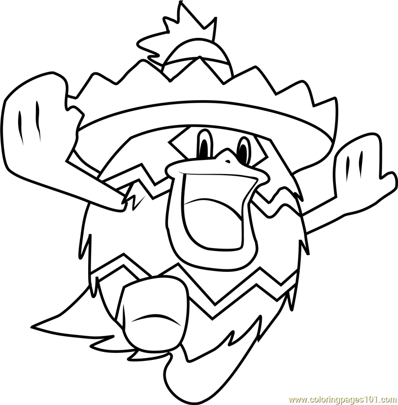 786x800 Ludicolo Pokemon Coloring Page