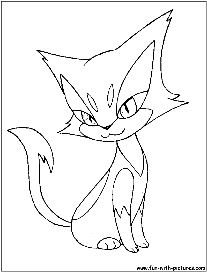 800x1050 Purrloin Coloring Page