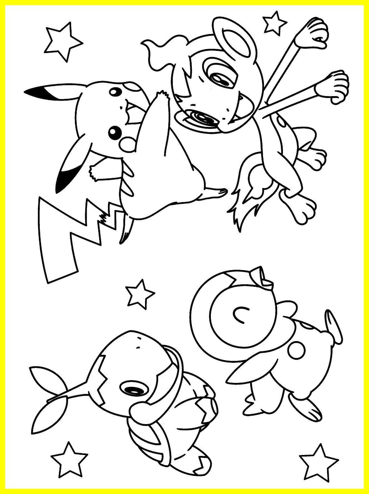 1183x1583 Stunning Pokemon Ash Coloring Pages Draw To Color Picture