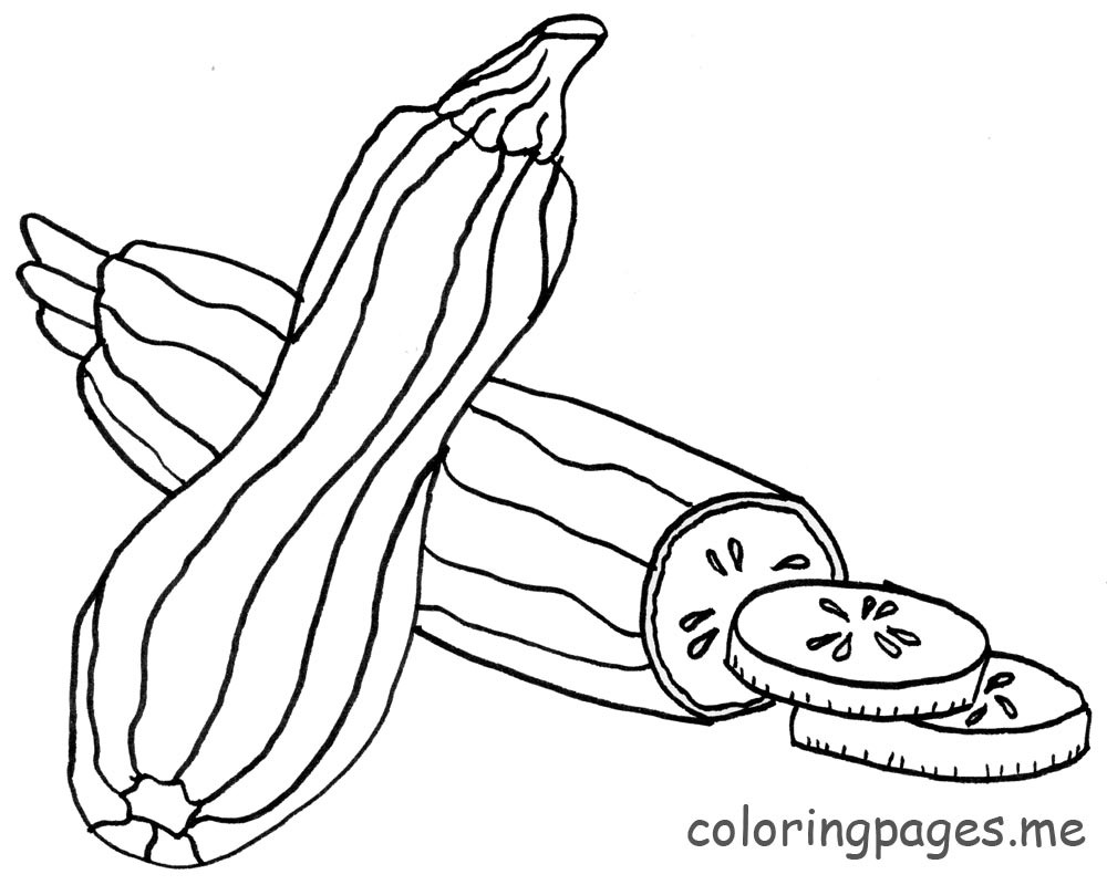 1000x800 Zucchini Clipart Black And White Letters Format