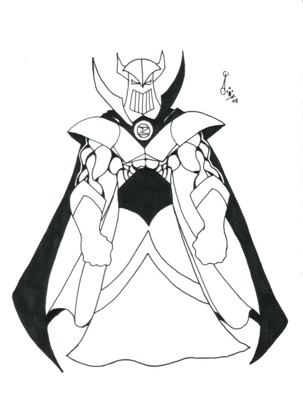 600x776 Zurg Coloring Pages Inked