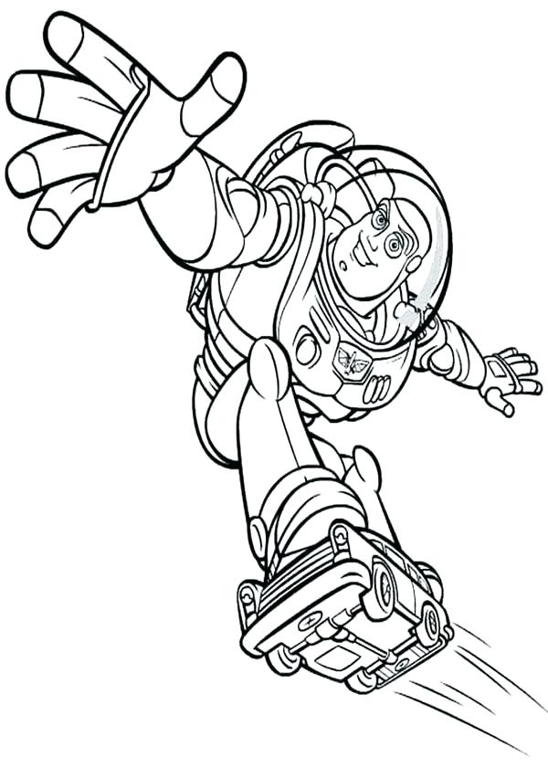 600x840 Buzz Lightyear Coloring Pages Free Printable Color Sheets Woody