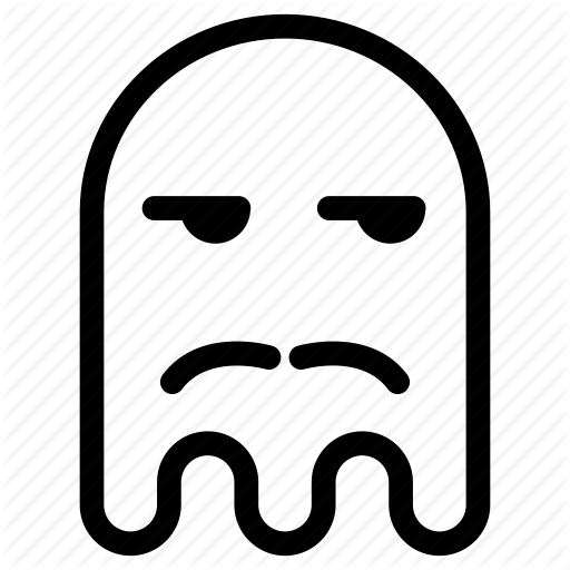 Emoji, Emoticon, Envy, Ghost, Mustache Icon