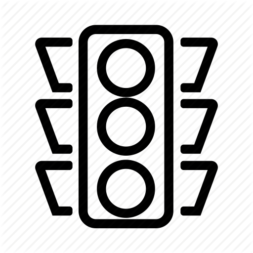 Navigation, Road, Signal, Traffic Light Icon