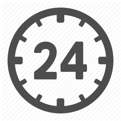 Hours, Clock, Delivery, Non Stop Icon