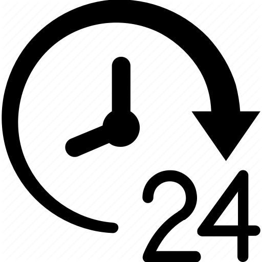 Hour, Arrow, Hours, Schedule Icon Icon