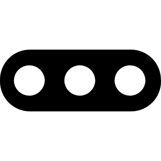 Three Dots Rounded Button Icons Free Download