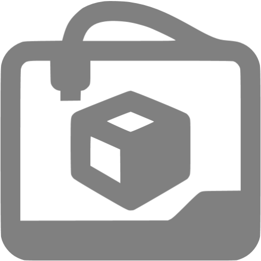 Gray Printer Icon