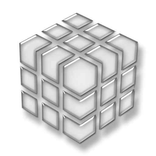 Transparent Glass Icon Symbols Shapes Cube