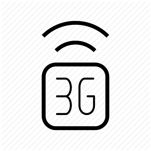 Connection, Internet, Third Generation, Wireless Icon