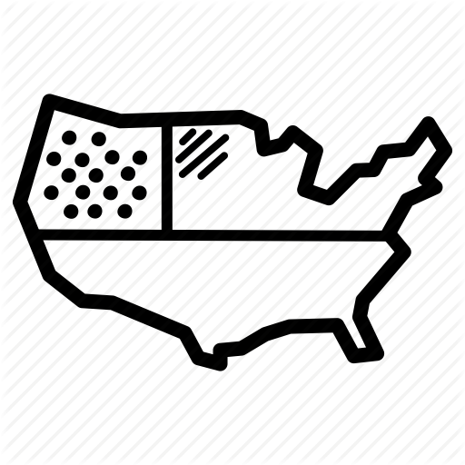 America, American, Independence Day, July Map, United States