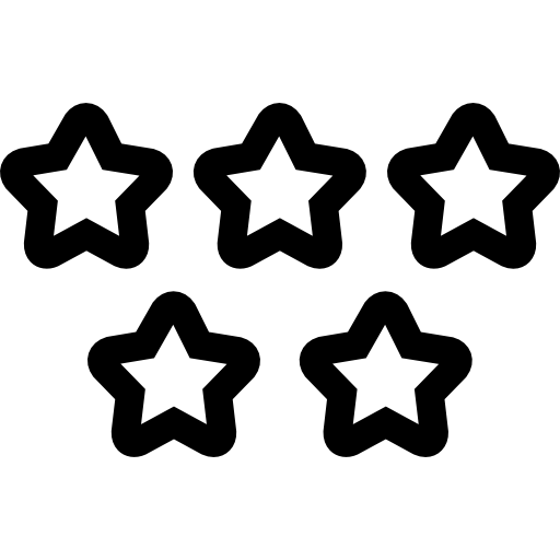 Five Stars Quality Symbol Icons Free Download