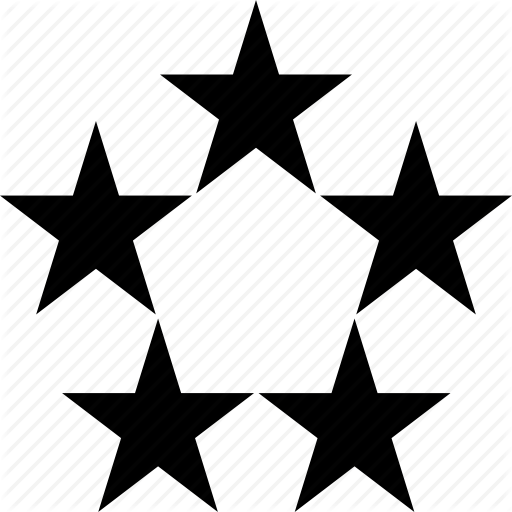 Five, Gaming, Rating, Star Icon