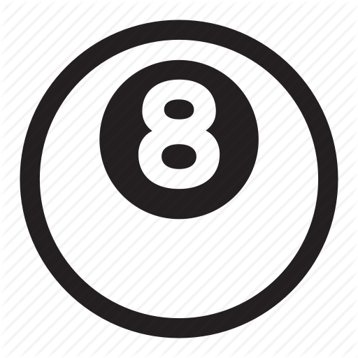 Ball, Billiards, Eight, Eightball, Lucky, Pool Icon