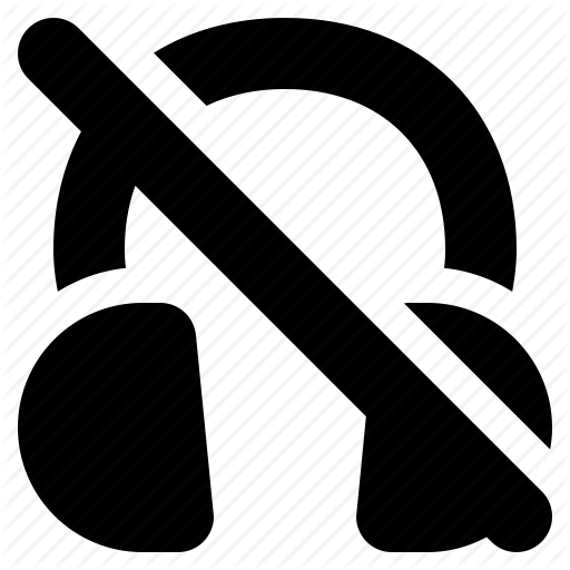 Audio, Headphones, Headset, Listen, Music, Mute, Off, Sound Icon