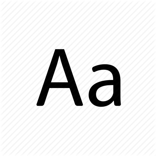 Aa, Alphabet, Creative, Design, Font, Grid Icon