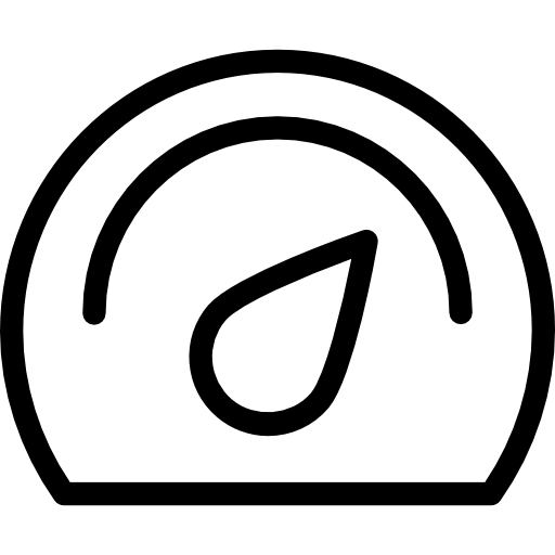 Dashboard Flat Black Icon