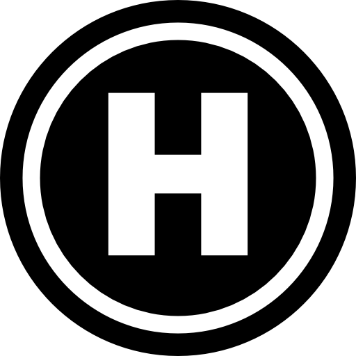 Round Hotel Sign Icons Free Download