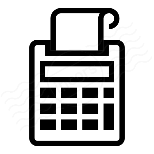 Iconexperience I Collection Print Calculator Icon