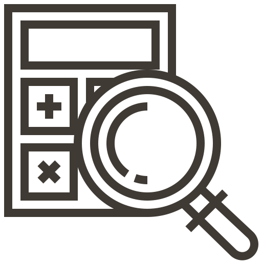 Calculator, Finance, Research, Payment, Bank, Accounting Icon