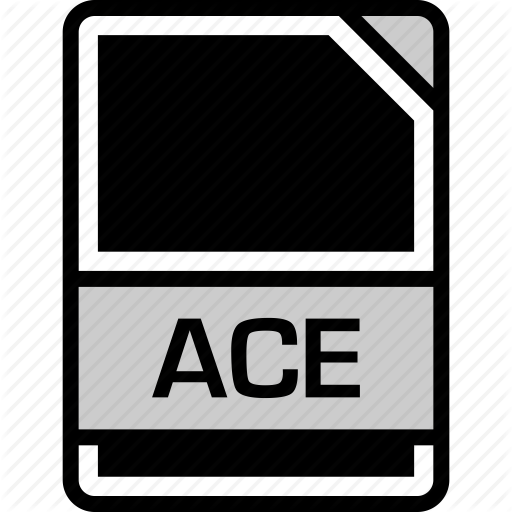 Ace, Extension, File, Name Icon