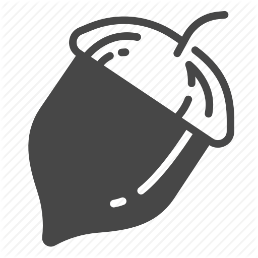 Acorn, Food, Nut, Oak, Seed Icon