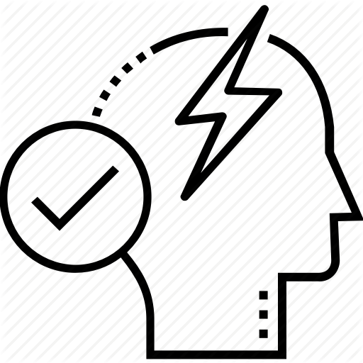 Brain, Mind, Power, Power Mode Activate, Thunder Icon