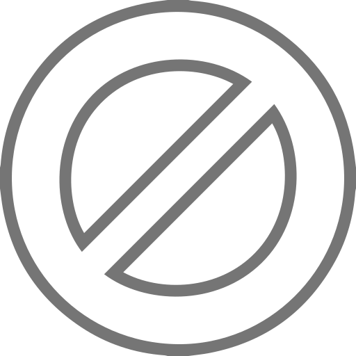 Block, Stop, No Passing, Do Not Enter Icon Free Of Line