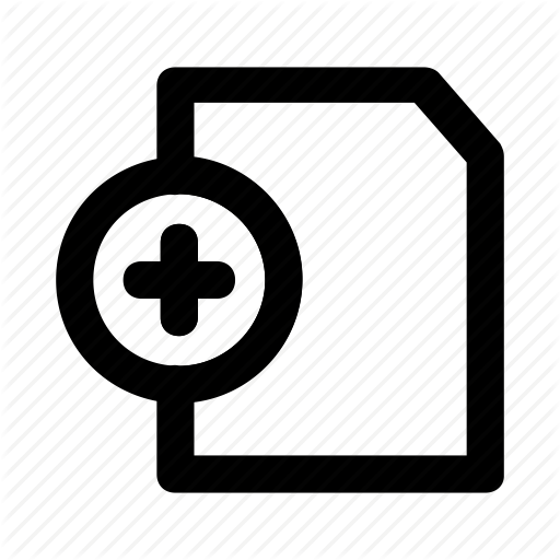 Add, Create, Document, File, New Icon