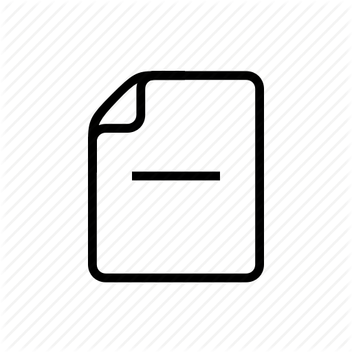 Add, Delete, Office, Page, Remove Icon