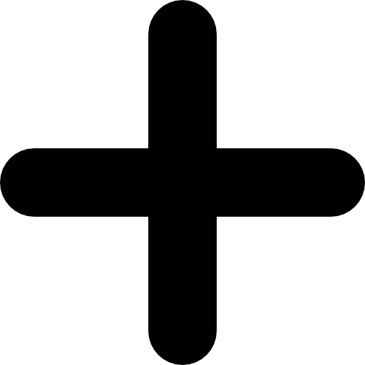 Addition Thick Symbol Icons Free Download