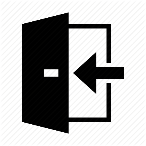 Admission, Admittance, Arrow, Door, Entrance, Entry, Input Icon
