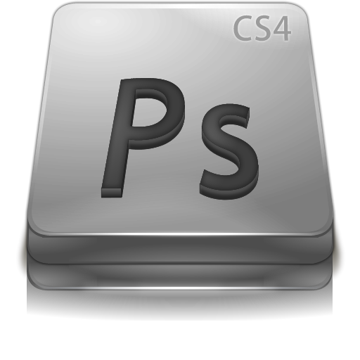 Photoshop, Ps, Adobe, Gray, Cs Icon
