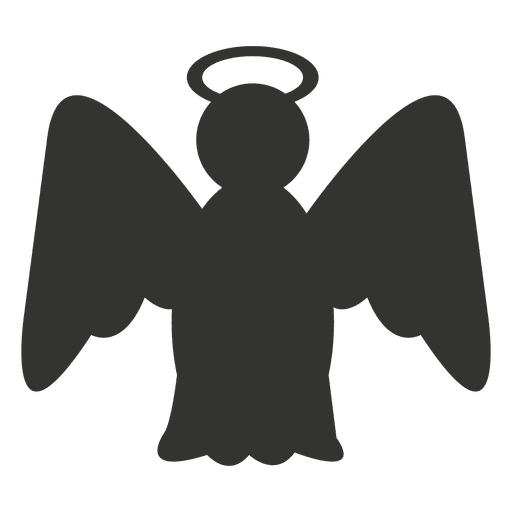 Angel Icon Silhouette