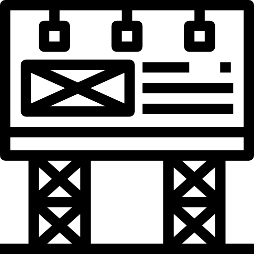 Signs Advertising Icon