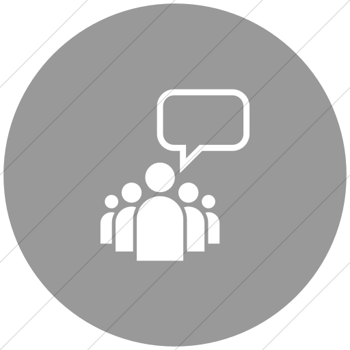 Flat Circle White On Light Gray Ocha Humanitarians