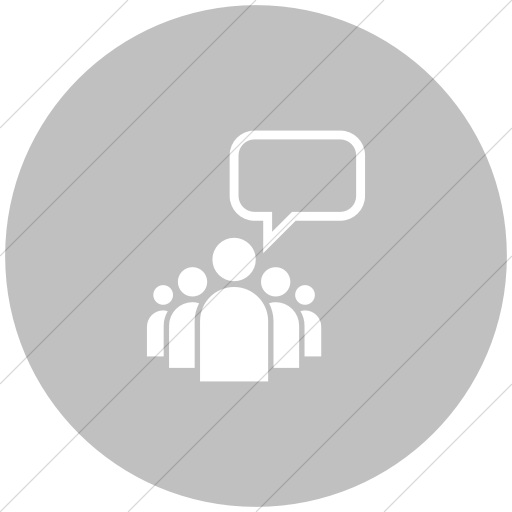 Flat Circle White On Silver Ocha Humanitarians Activity