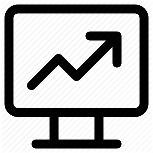 Adwords, Online Graph, Web Analytics, Web Ranking, Web Rating Icon