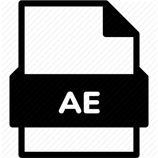 Ae, Extension, File, Format, Formats, Format, Type Icon