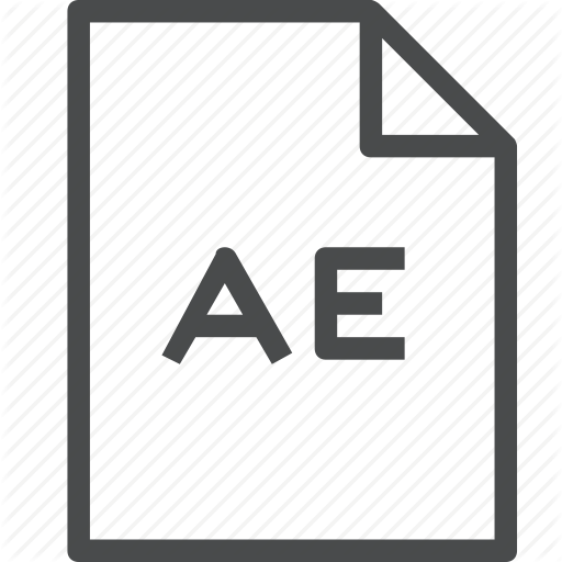 Ae, After, Effects, Icon