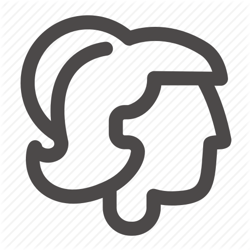 Age, Face, Girl, Head, People, Side Icon