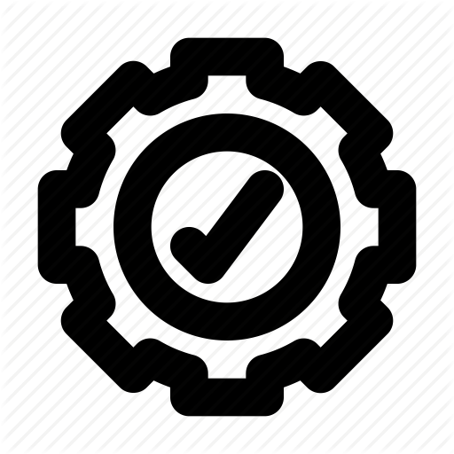 Best, Check, Gear, Process, Quality, Wheel Icon